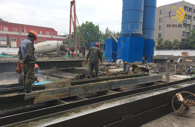 上海理工大學(xué)H型鋼租賃工程